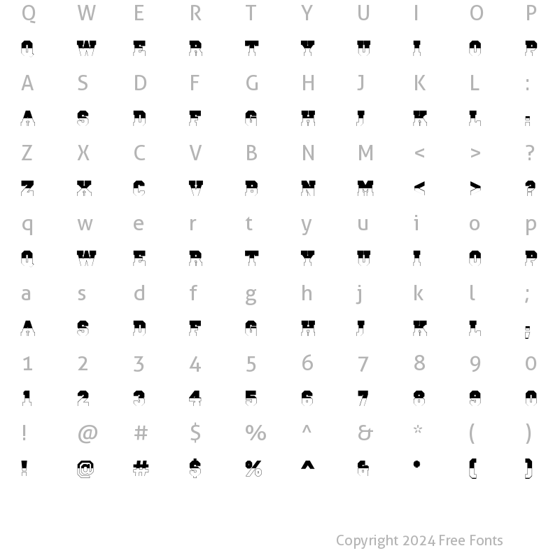 Character Map of a_CampusB&W Bold