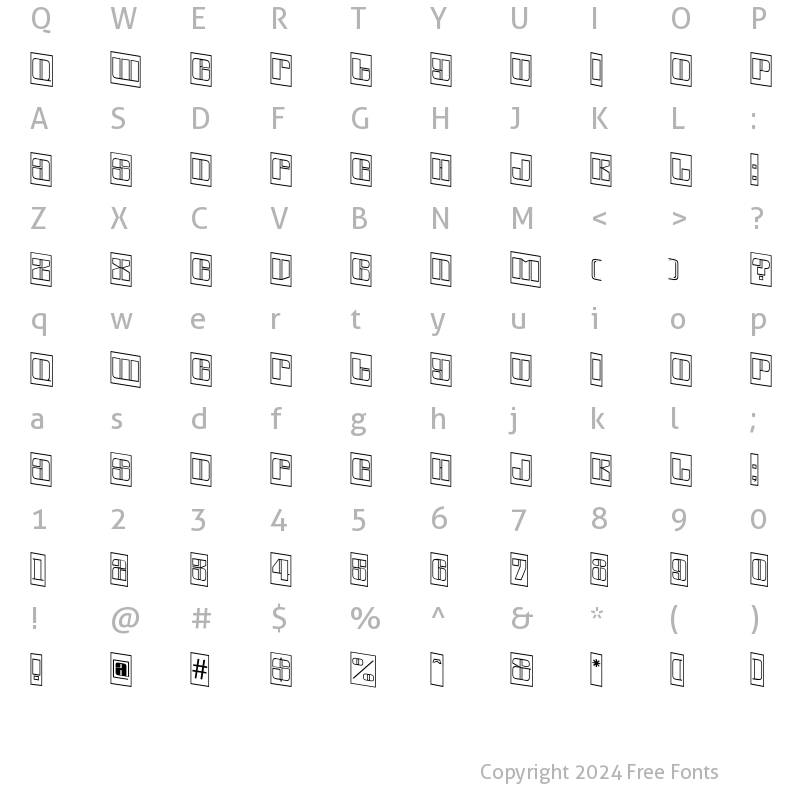 Character Map of a_GlobusCmOtlSpDn Regular