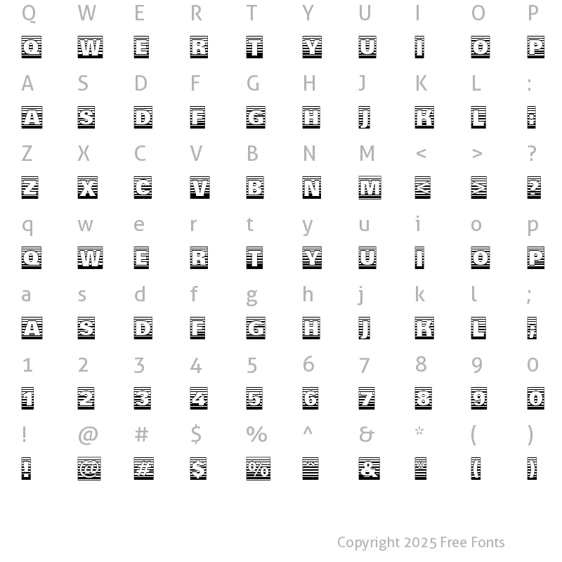 Character Map of a_GroticTtlCmGdStrHv Regular