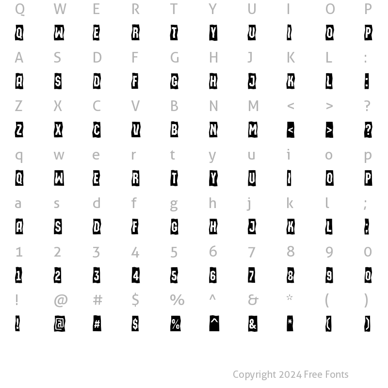 Character Map of a_MachinaOrtoSls Medium