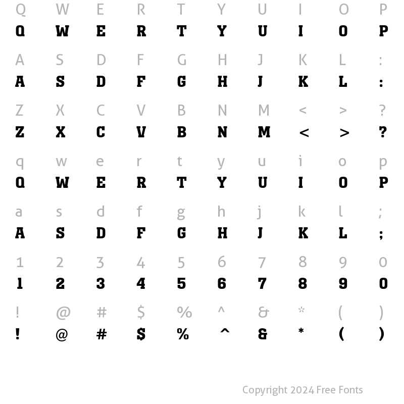 Character Map of a_MonumentoTitul Bold