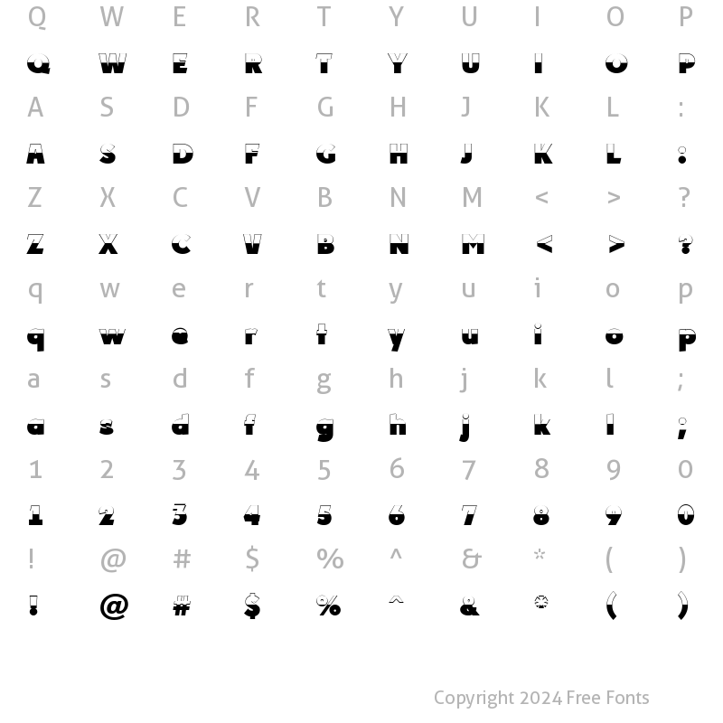 Character Map of a_PlakatB&W ExtraBold