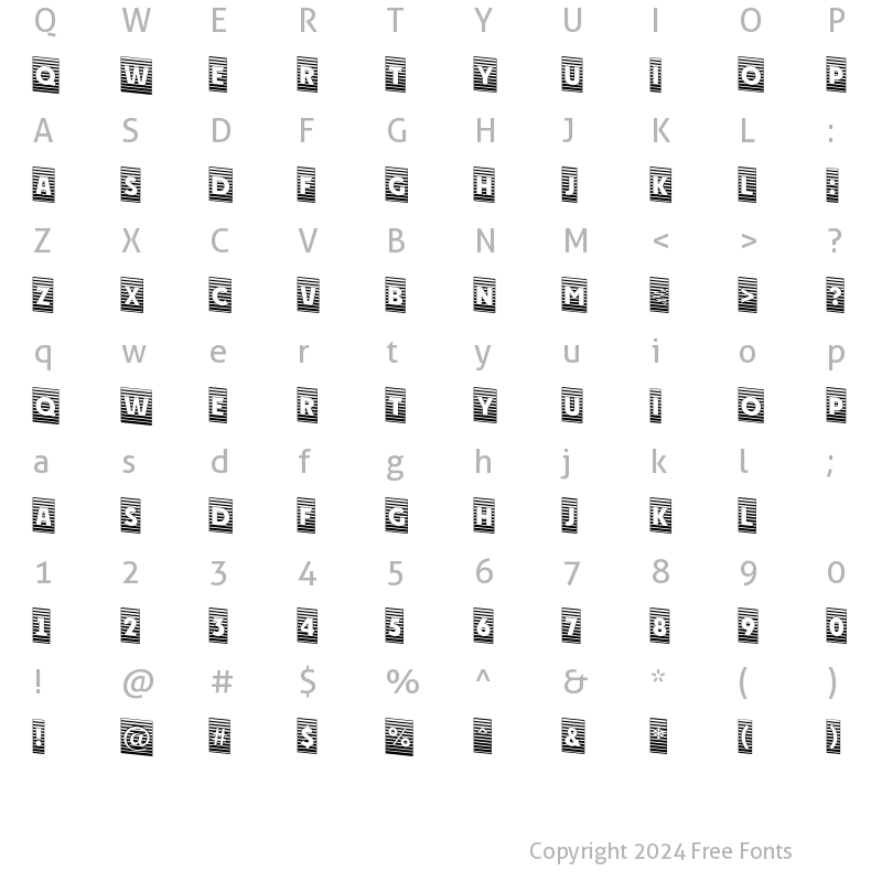 Character Map of a_PlakatCmMrDn Regular