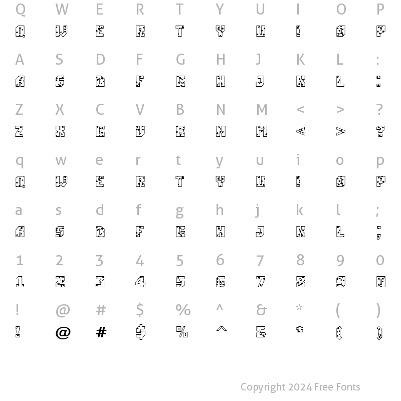 Character Map of a_SimplerSpot Normal