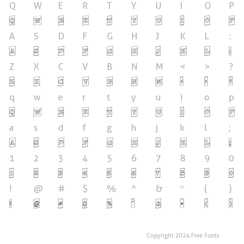 Character Map of a_TrianglerCmOtlUp Regular