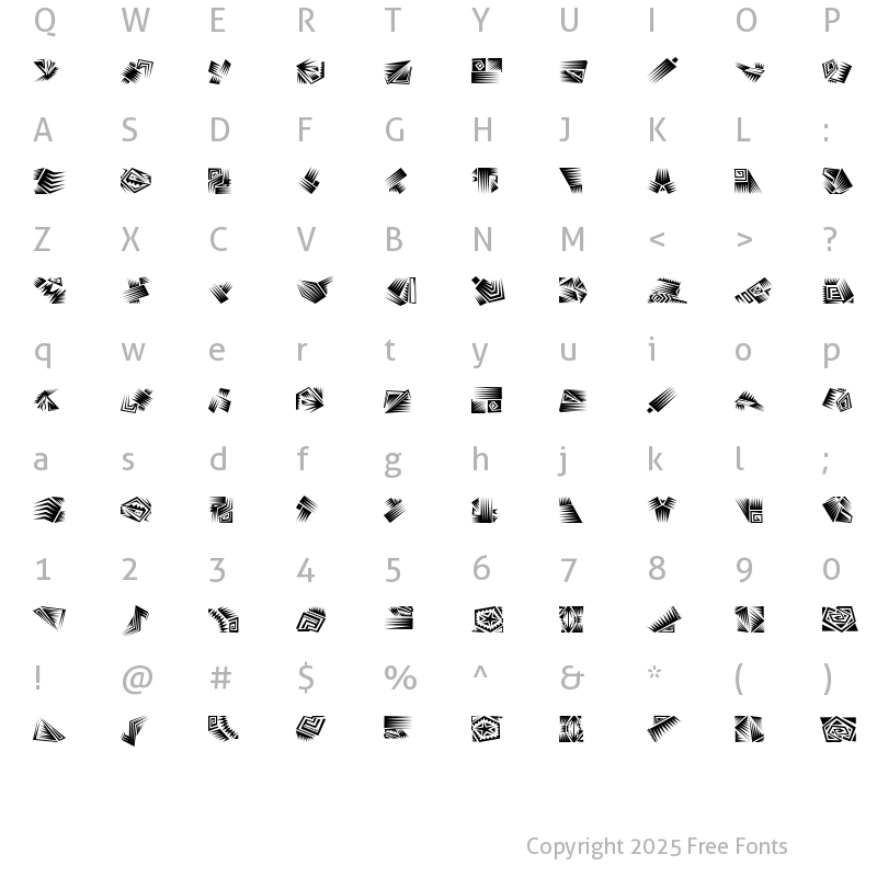Character Map of Afro Bats
