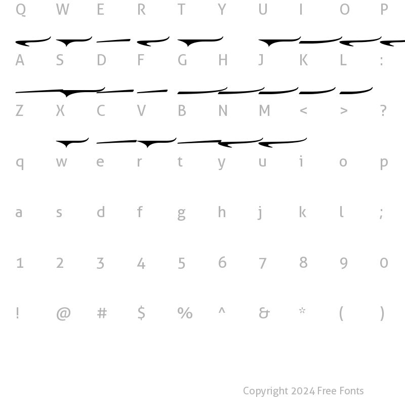 Character Map of Agartha Swash