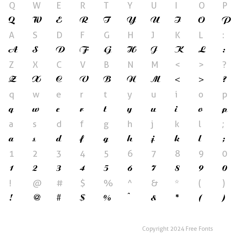 Character Map of AgnesExtrabold Regular