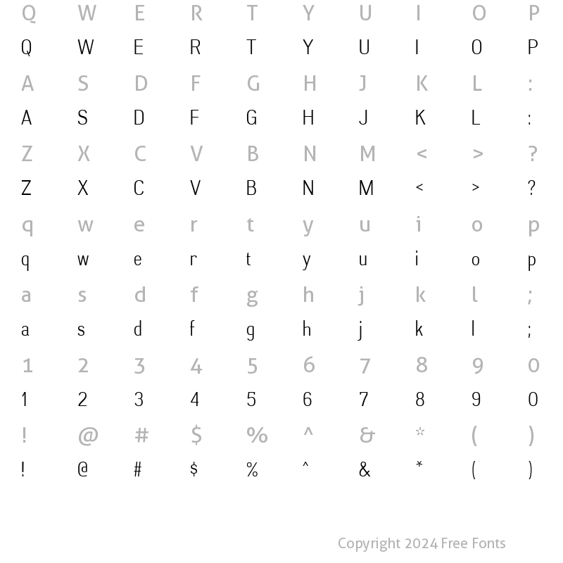 Character Map of Akazan Book