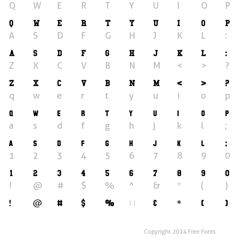 Character Map of AKbalthom HighSchool Regular