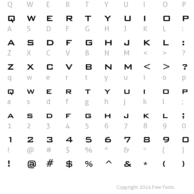 Character Map of AKbalthom SuperheroKH Regular