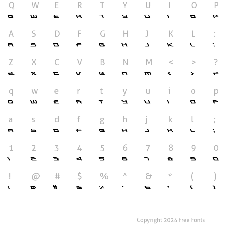 Character Map of Alexis Leftalic Leftalic