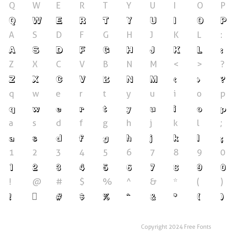 Character Map of AlexisBeckerShadow Normal