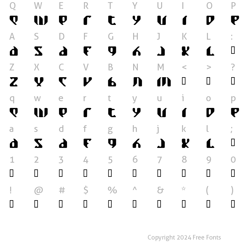 Character Map of AlisonRoscoe Regular