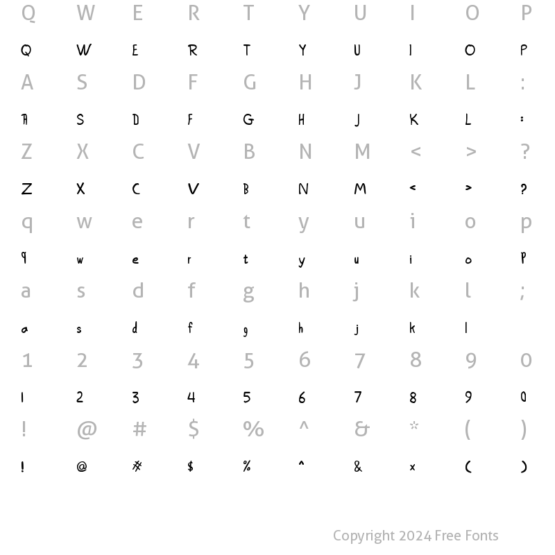 Character Map of Alnaqaaa R R