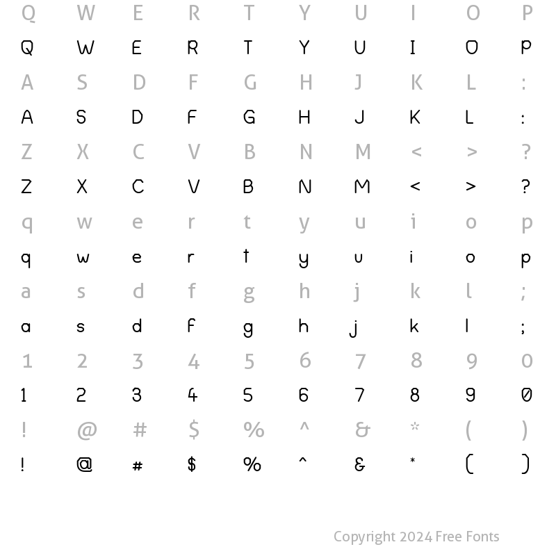 Character Map of Alpha Romanie G98 Regular