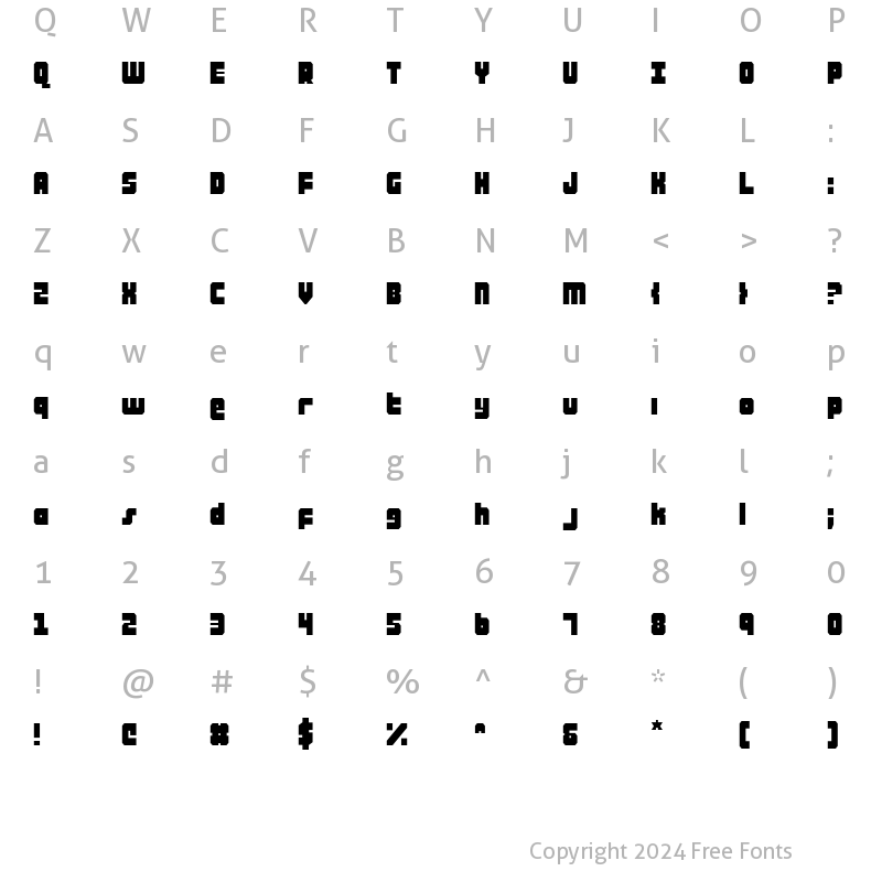 Character Map of Alpha Taurus Regular