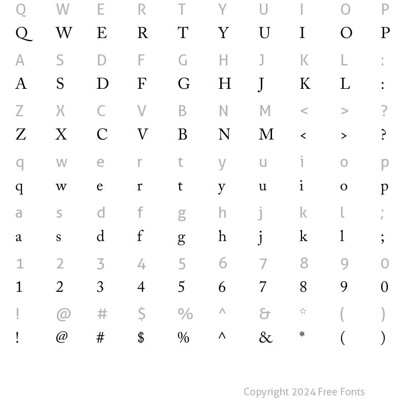 Character Map of AlQalam Hassan AlQalam Hassan