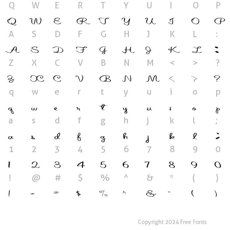 Character Map of AlteredStates67 ttext Regular