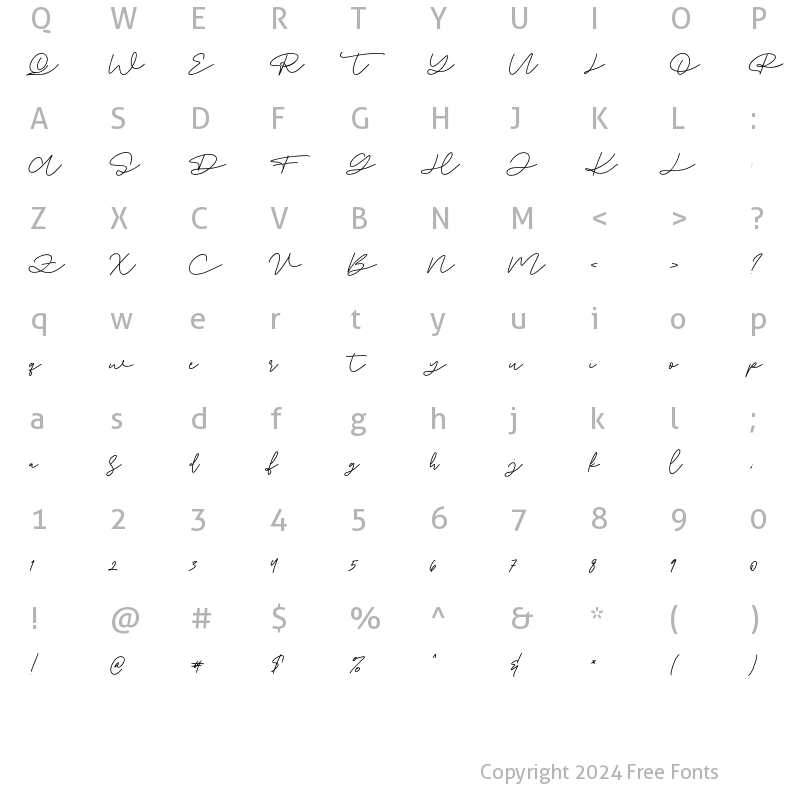 Character Map of Amodia Charlote Alternate Alternate