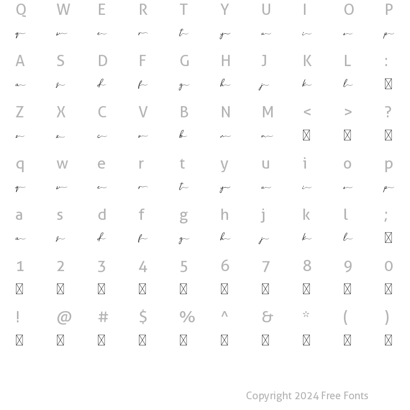 Character Map of Andiny Swash1