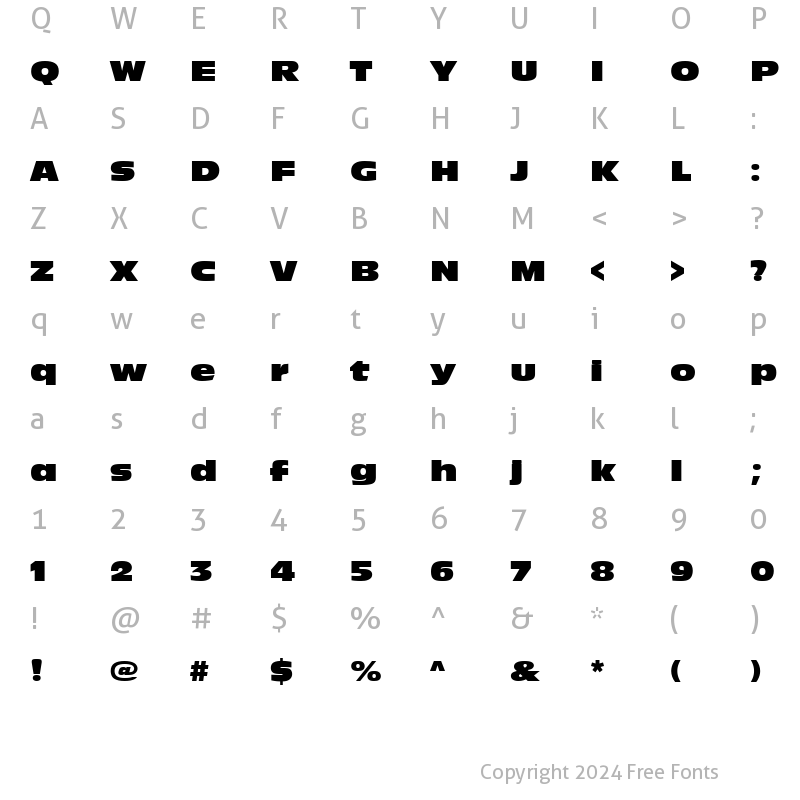 Character Map of AntiqueOliNorDReg Regular