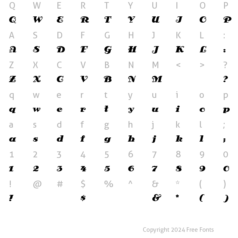 Character Map of AntsyPants Regular