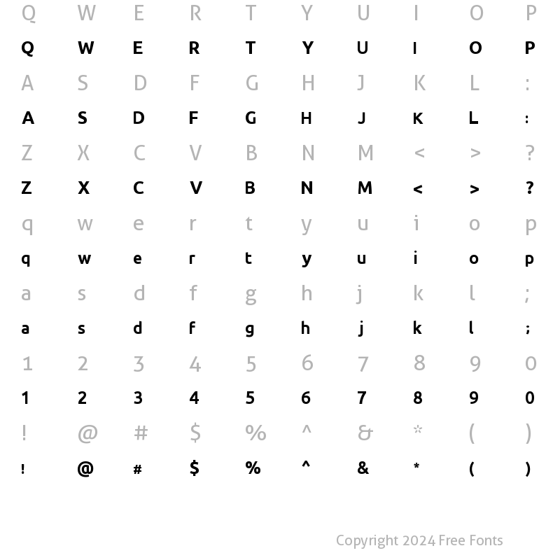 Character Map of Ara Aqeeq Bold