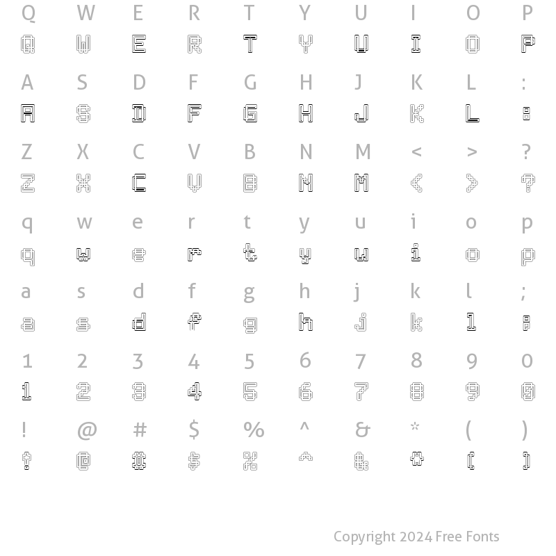 Character Map of Archway Regular