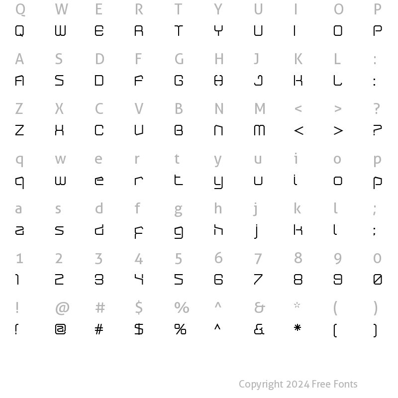 Character Map of ArcticPatrol Bold