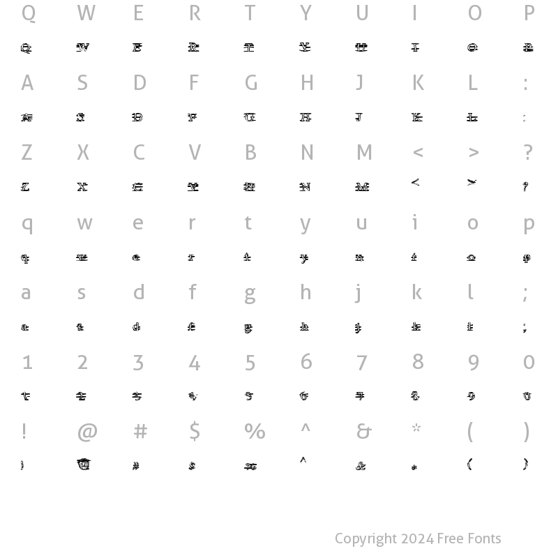 Character Map of Are you awake, Neo? Regular