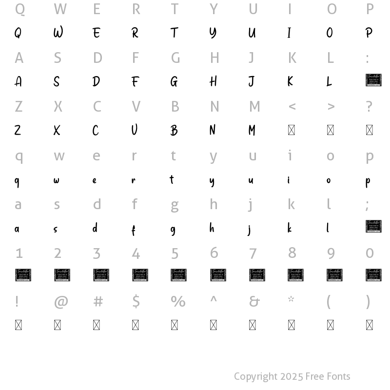 Character Map of Asegunt Personal