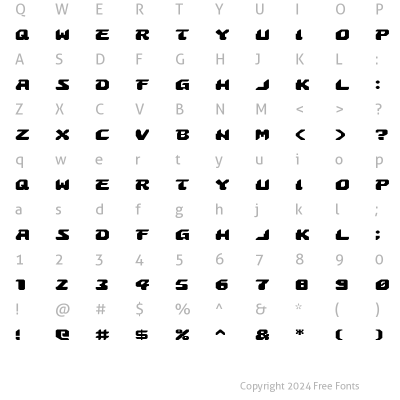 Character Map of Astropolis Expanded Expanded