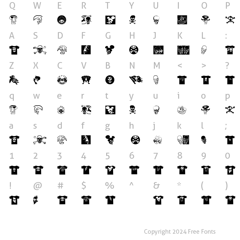 Character Map of AtLastATshirt Regular