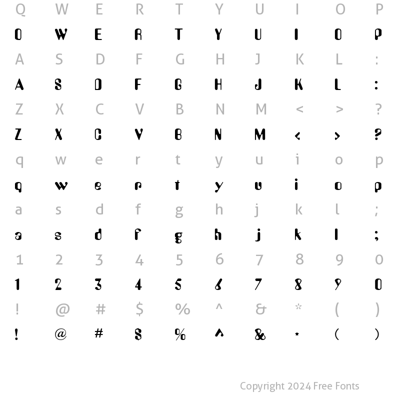 Character Map of Aurely Becker Normal