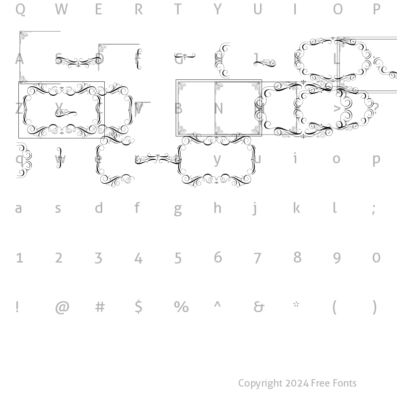 Character Map of Authemart Extras