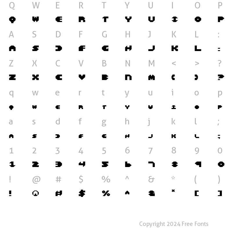 Character Map of Bal-Astaral Expanded Expanded