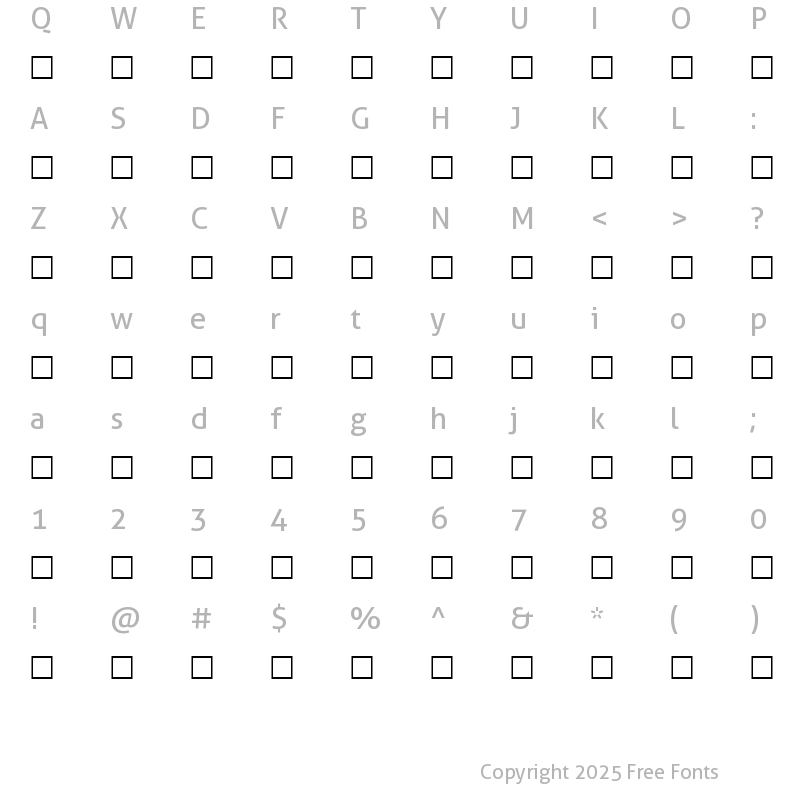 Character Map of BaltHelveticaCond Bold