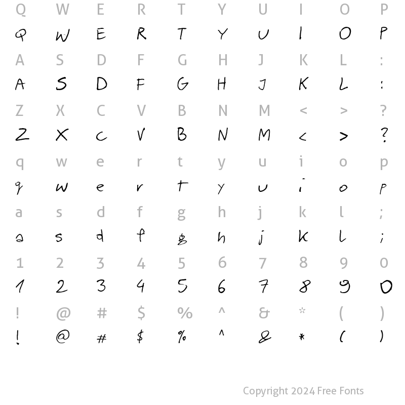 Character Map of BarmeReczny BarmeReczny