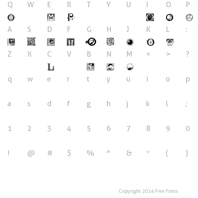 Character Map of BattenL-S Regular