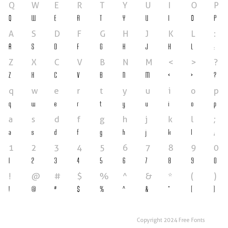 Character Map of BaucherGotURWAlt Regular 2