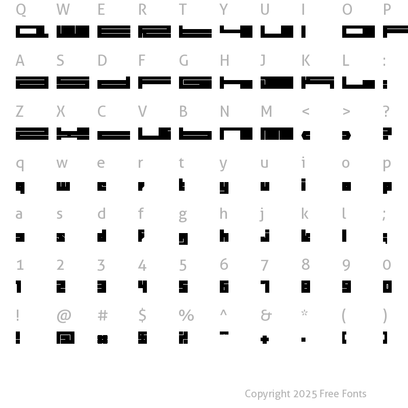 Character Map of BD BillDing Long