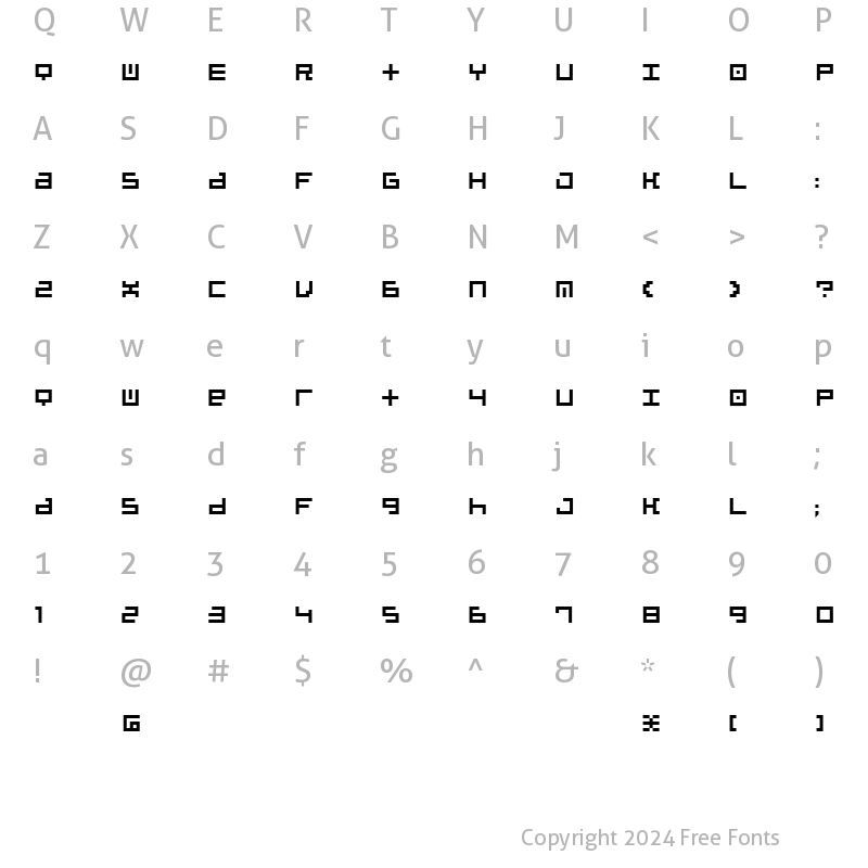 Character Map of Beatbox Regular