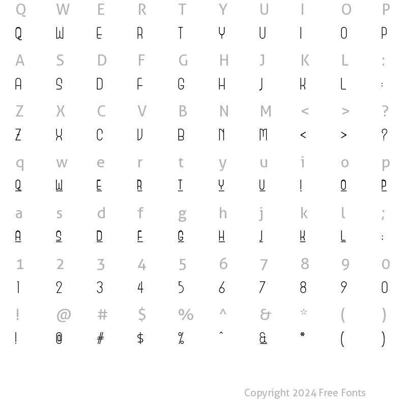 Character Map of BeautySchoolDropout Regular