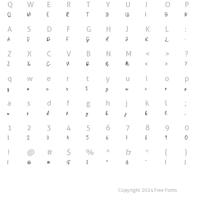 Character Map of Bellanov Regular