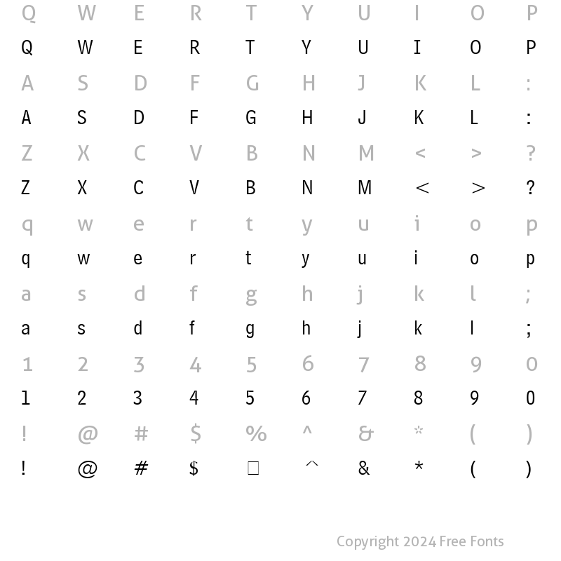 Character Map of BellCent Add BT Address