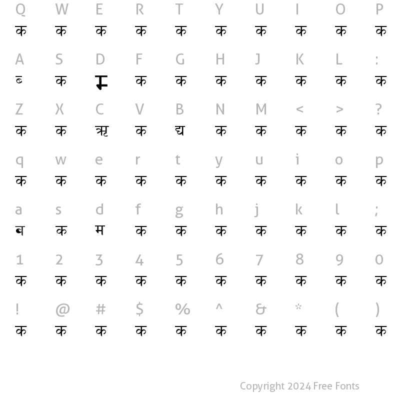 Character Map of beltronix Regular