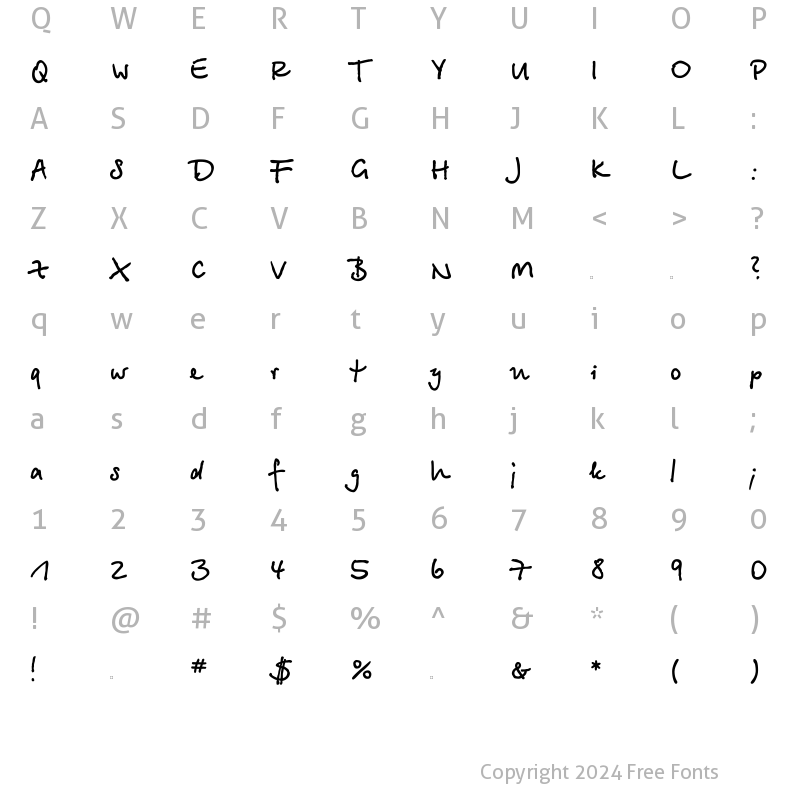 Character Map of BetinaScriptCTT Bold