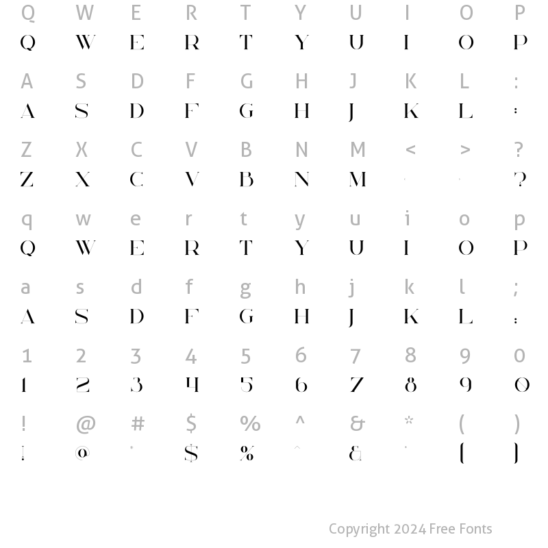 Character Map of Billionaire Club Regular