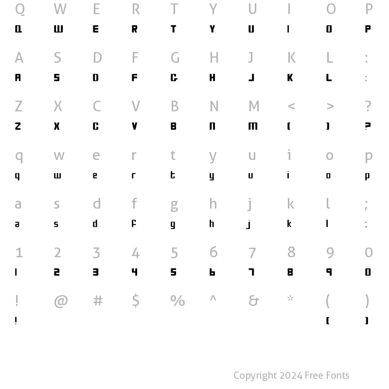 Character Map of Bio-disc Thin Regular